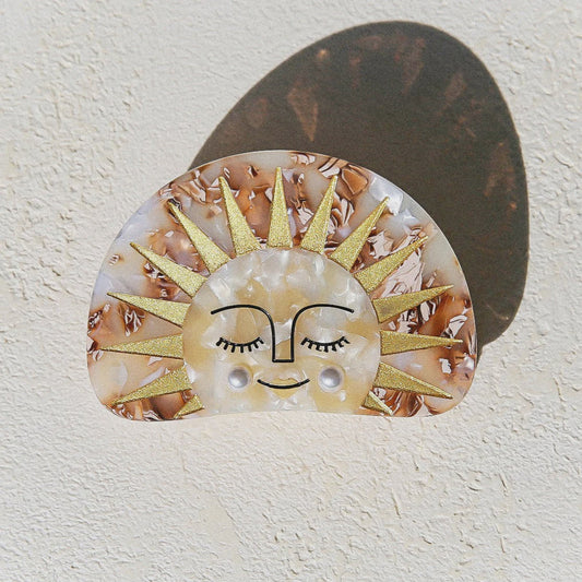Kingston Jewellery | Gold Sun Hair Clip