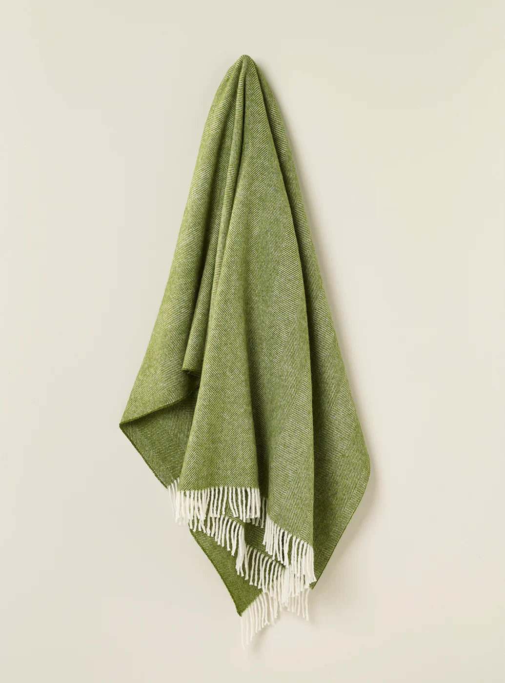 Herringbone NZ Pure Wool Collection | Green Apple