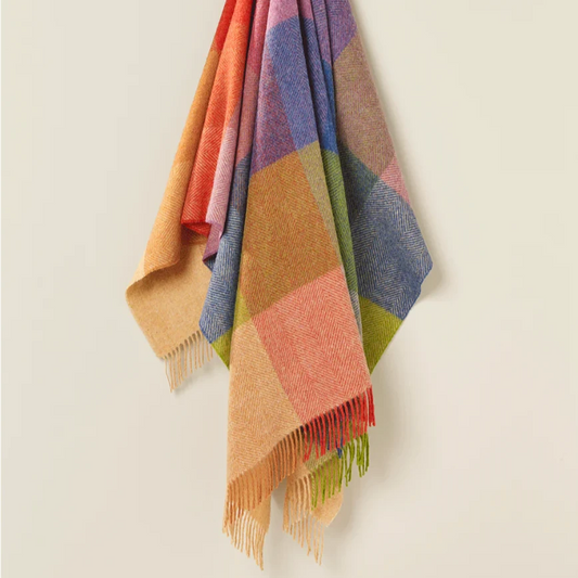 Harland Multi 100% Wool Throw