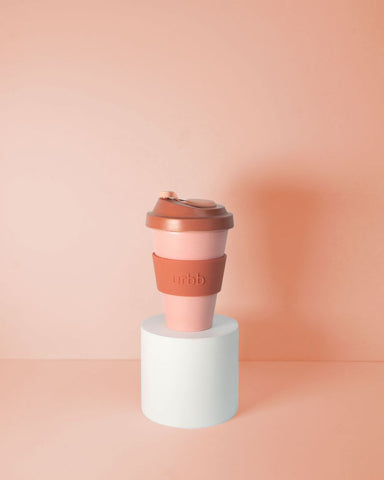 Terra + Peach Urbb Biodegradable Bamboo Coffee Cup