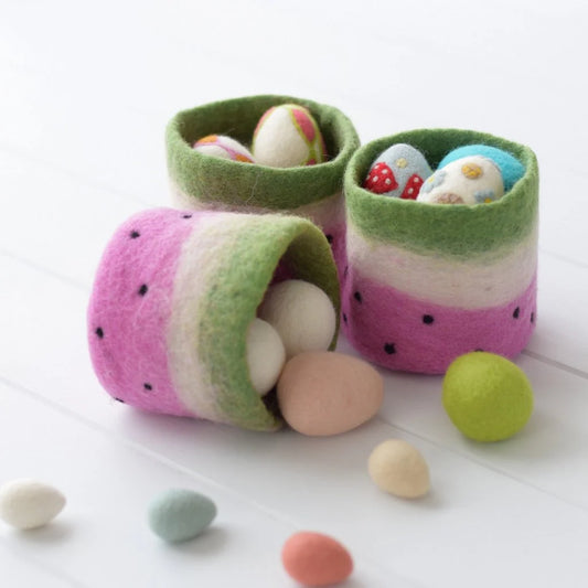 Watermelon Felt Bowl