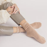Possum Merino Wool HUKA Socks, Rose Dust