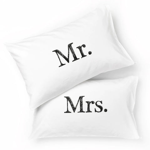 Mr mrs pillowcases online