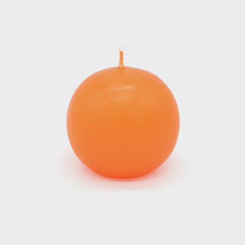 National Candles | Orange Sphere