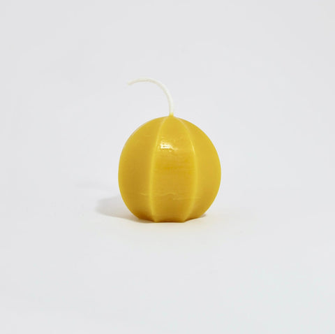 Sharp Sphere Beeswax Candle