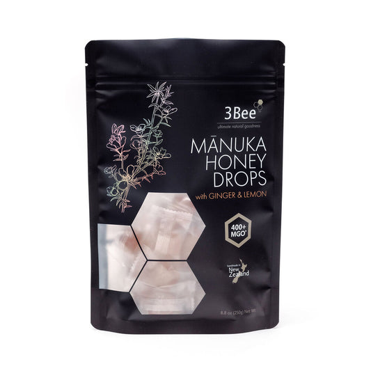 Mānuka Honey Drops with Ginger & Lemon