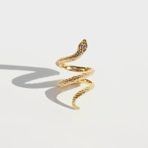 Queen of the Foxes | Snake Ring - Gold Or Silver