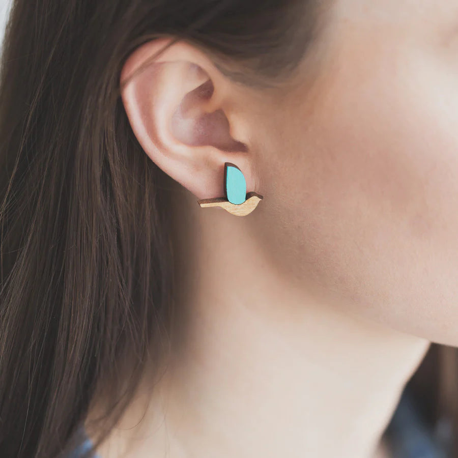 Kereru Rimu Earrings