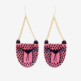Studio Soph | Cheetah Earrings - Pink