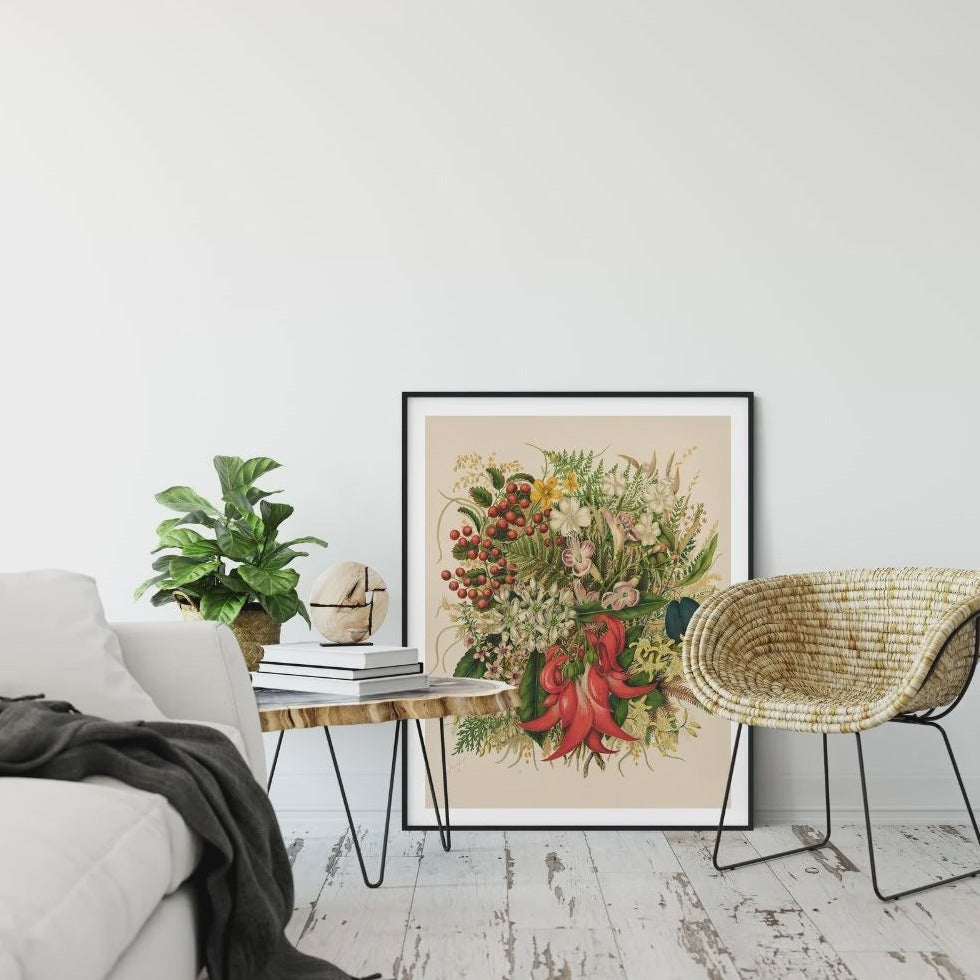 Sarah Featon | Wild Flowers & Berries Print