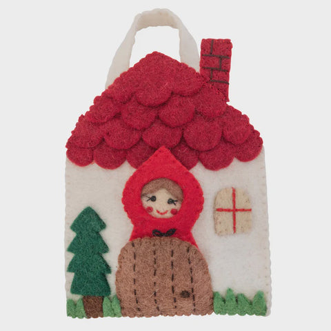 Little Red Riding Hood Finger Puppet Play Bag Set