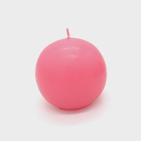 National Candles | Hot Pink Sphere