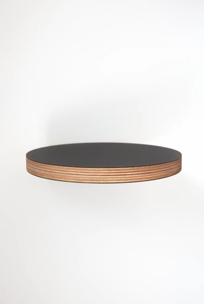 Round Floating Shelf | Black or White