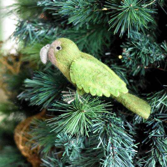 KĀKĀPŌ NZ NATIVE BIRD - HAND FELTED