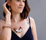 Triangles Necklace | Green