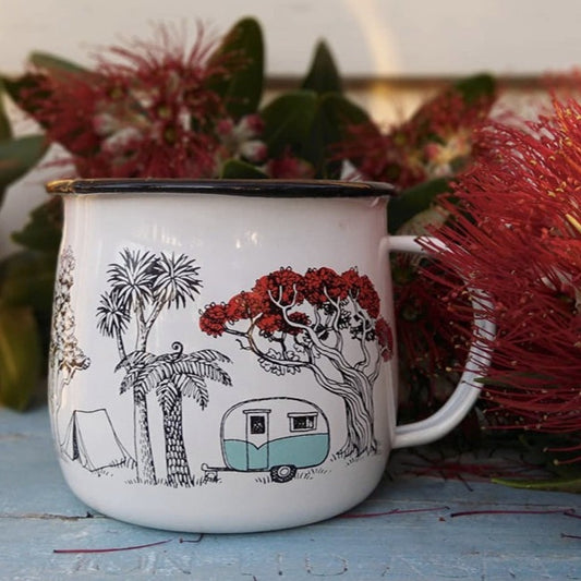 NZ Camping | Enamel Mug